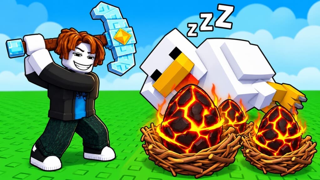 Official Break and Steal an Egg Roblox artwork